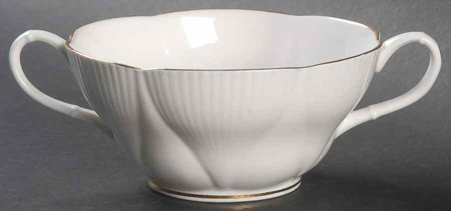 Coronet Flat Cream Soup Bowl by Royal Albert-1