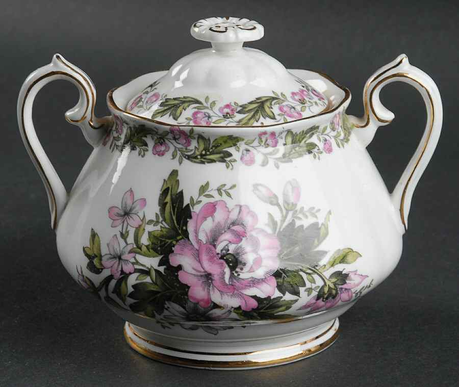 Cotswold Sugar Bowl & Lid by Royal Albert-1