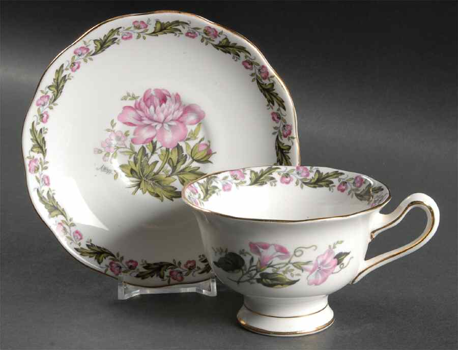 Cotswold Footed Cup & Saucer Set by Royal Albert-1