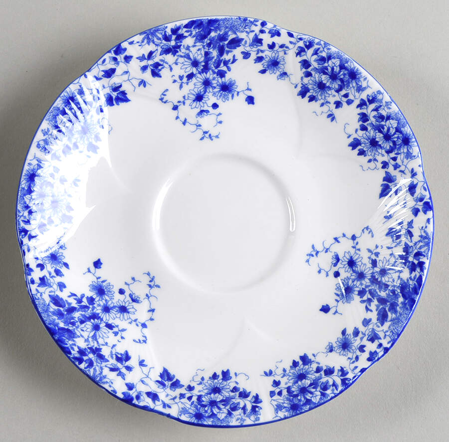 Dainty Blue Saucer by Royal Albert-1