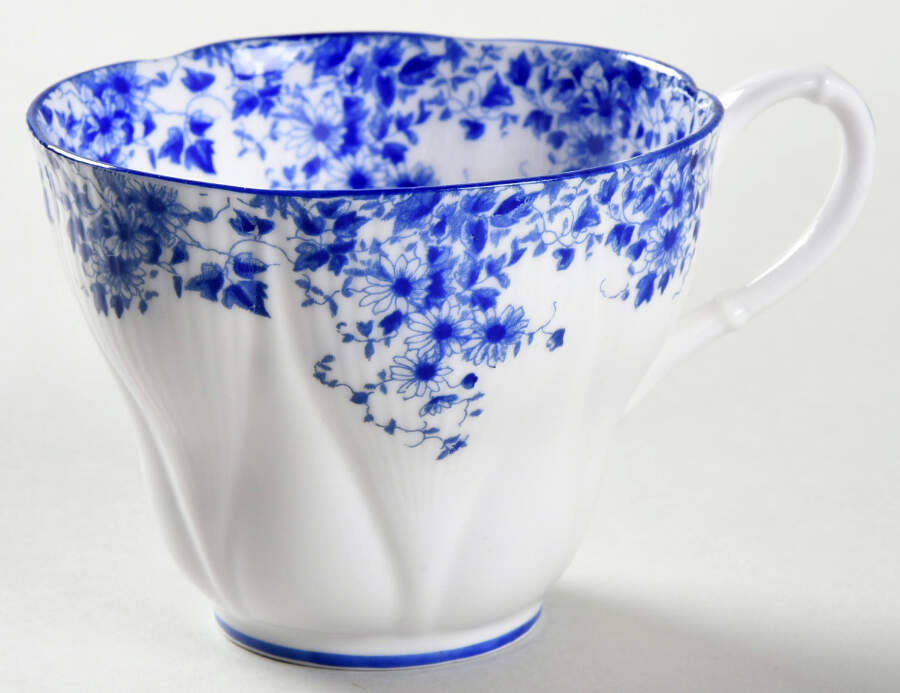Dainty Blue Flat Cup by Royal Albert-1