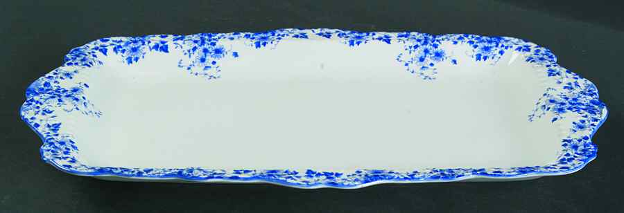 Dainty Blue Large Sandwich Tray by Royal Albert-1
