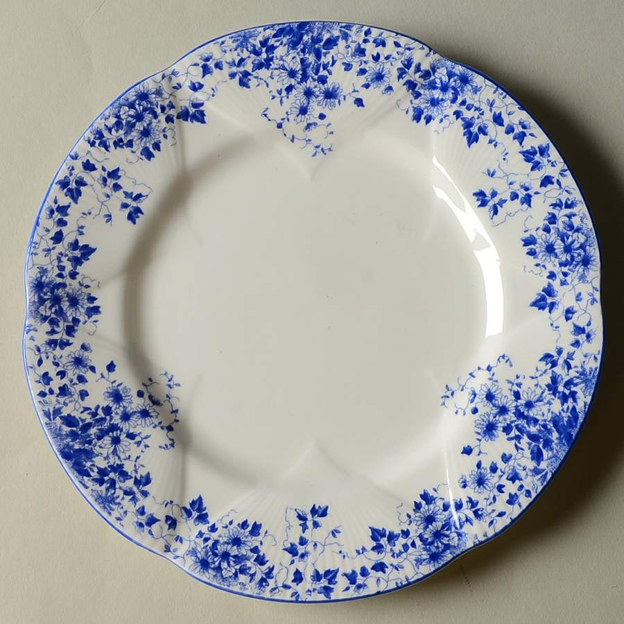 Dainty Blue Dessert/Pie Plate by Royal Albert-1