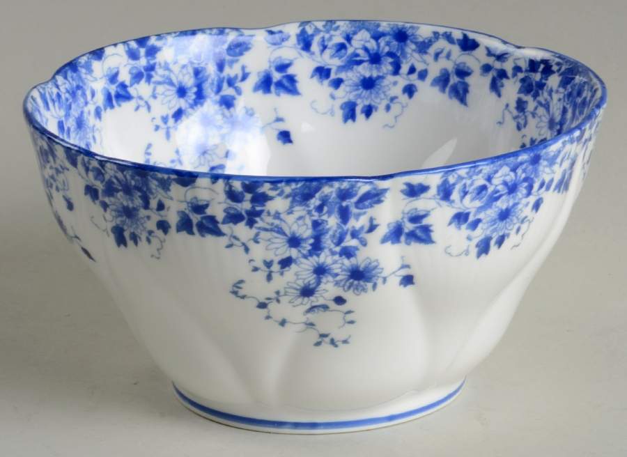 Dainty Blue Open Sugar Bowl by Royal Albert-1