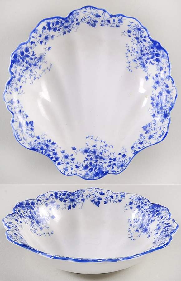 Dainty Blue Shell Shaped Dish by Royal Albert-1