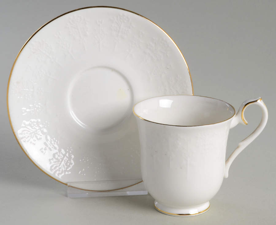 Daybreak Footed Demitasse Cup & Saucer Set by Royal Albert-1