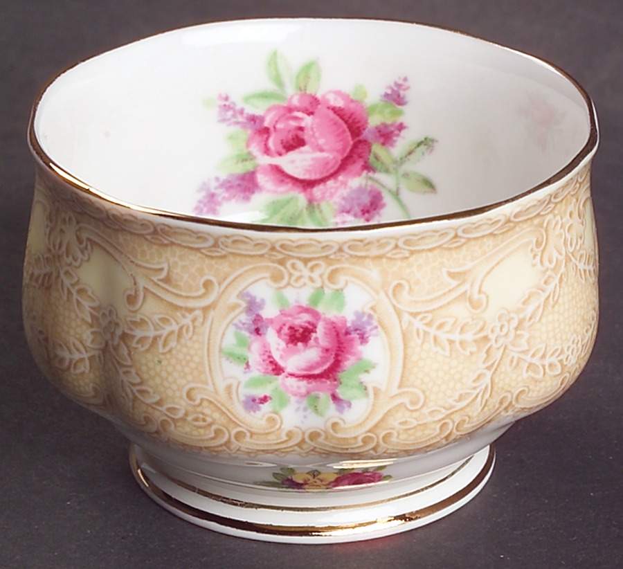 Devonshire Lace Mini Open Sugar Bowl by Royal Albert-1