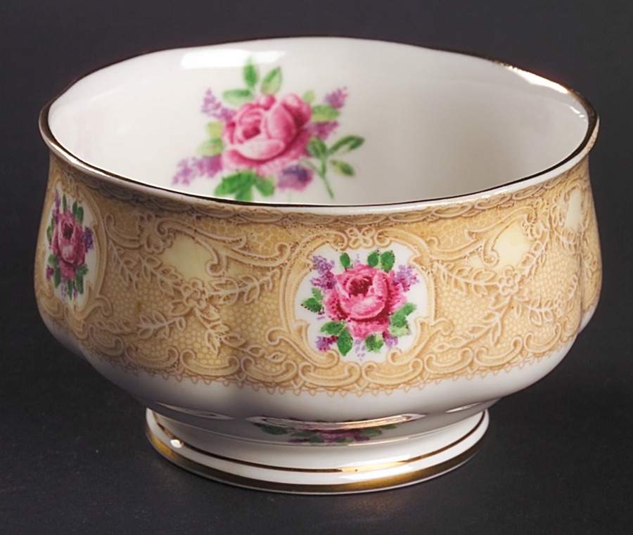 Devonshire Lace Open Sugar Bowl by Royal Albert-1