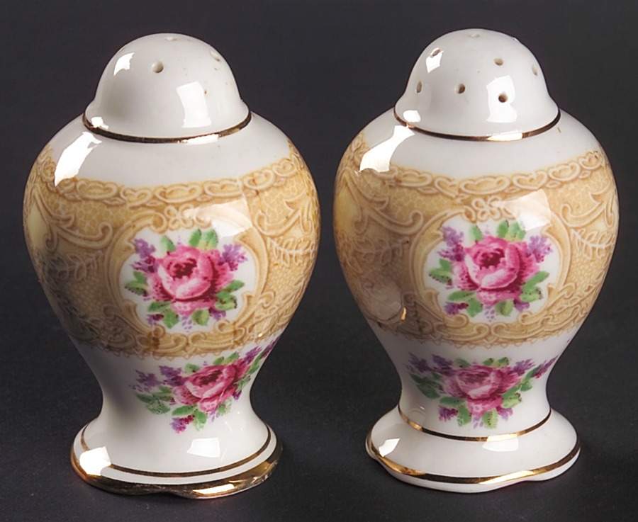 Devonshire Lace Salt & Pepper Set by Royal Albert-1