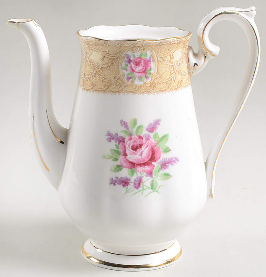 Devonshire Lace Mini Coffee Pot No Lid by Royal Albert-1