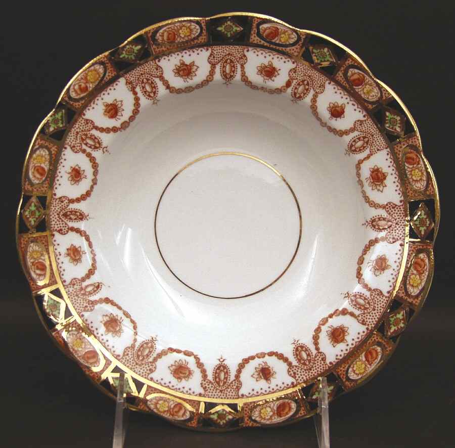 Devon Black (Scalloped) Rim Soup Bowl by Royal Albert-1