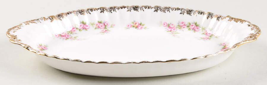 Dimity Rose Tray for Creamer & Open Sugar by Royal Albert-1