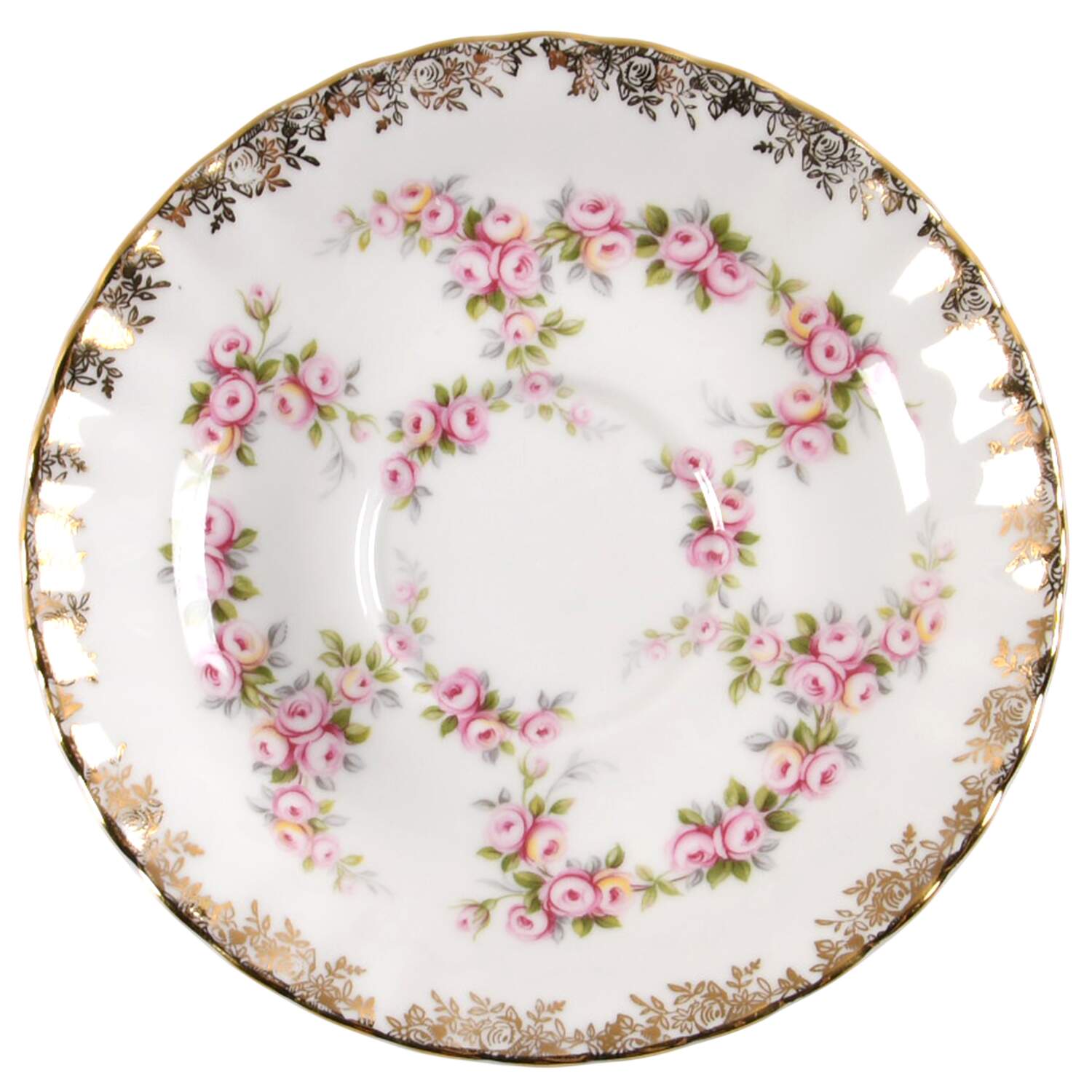 Dimity Rose Saucer by Royal Albert-1