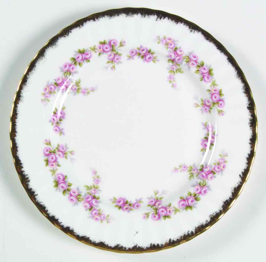 Dimity Rose Salad Plate by Royal Albert-1