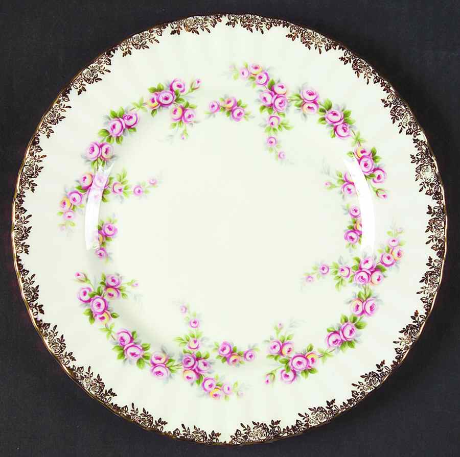 Dimity Rose Salad Plate by Royal Albert-1