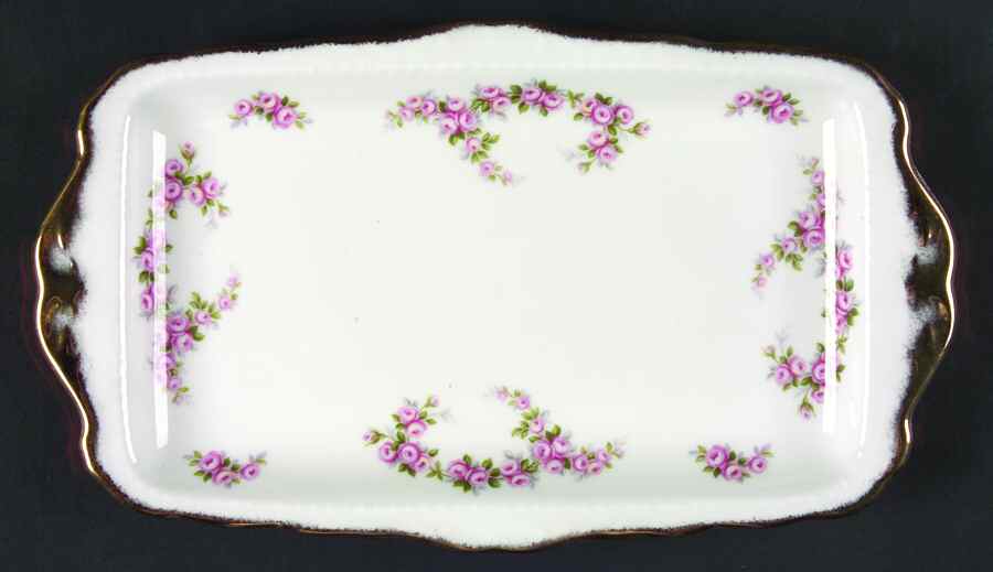Dimity Rose Large Sandwich Tray by Royal Albert-1