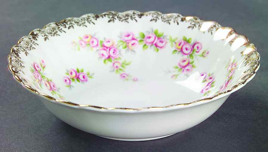 Dimity Rose Fruit/Dessert (Sauce) Bowl by Royal Albert-1