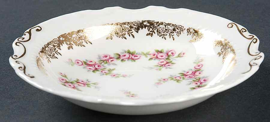 Dimity Rose Round Sweet Meat Dish by Royal Albert-1