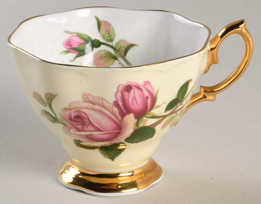 English Beauty Footed Cup by Royal Albert-1