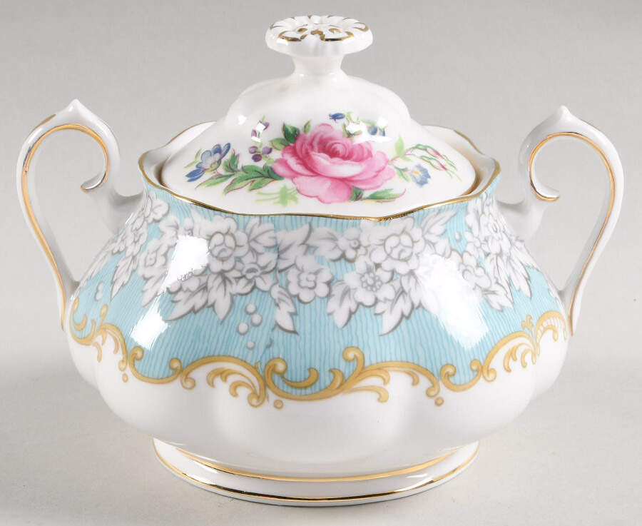 Enchantment Sugar Bowl & Lid by Royal Albert-1