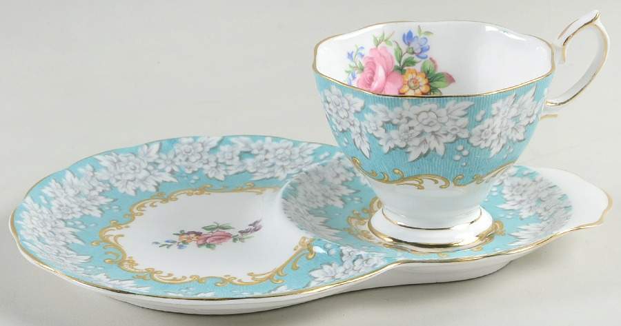 Enchantment Dessert Plate & Cup Set by Royal Albert-1