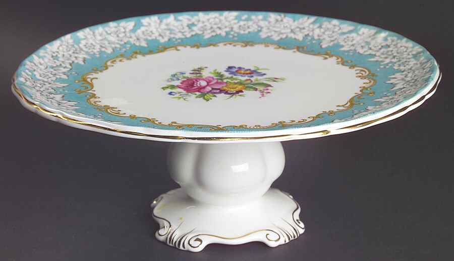 Enchantment 9" Diameter Pedestal Cake Stand by Royal Albert-1