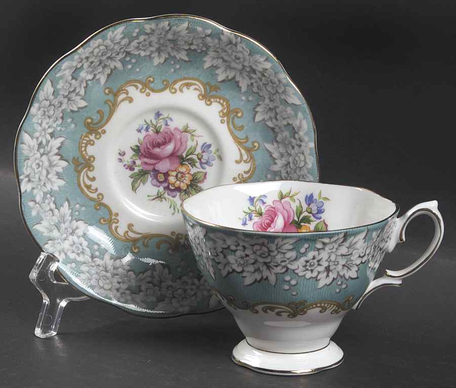 Enchantment Footed Cup & Saucer Set by Royal Albert-1