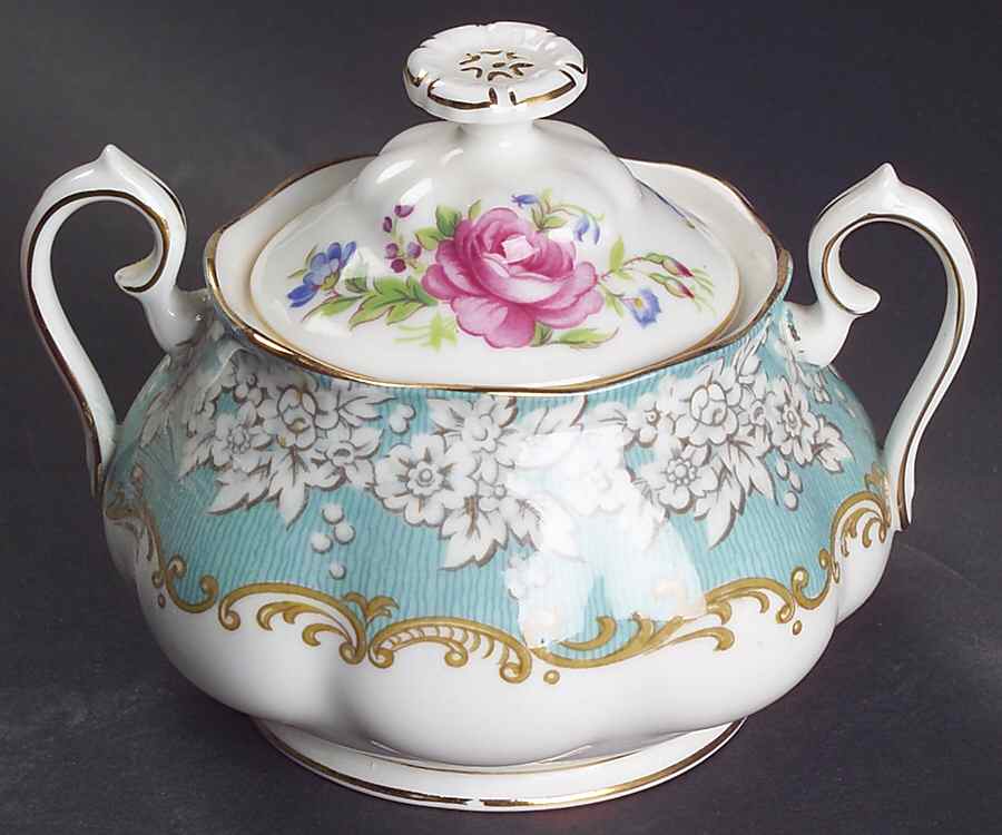 Enchantment Sugar Bowl & Lid by Royal Albert-1