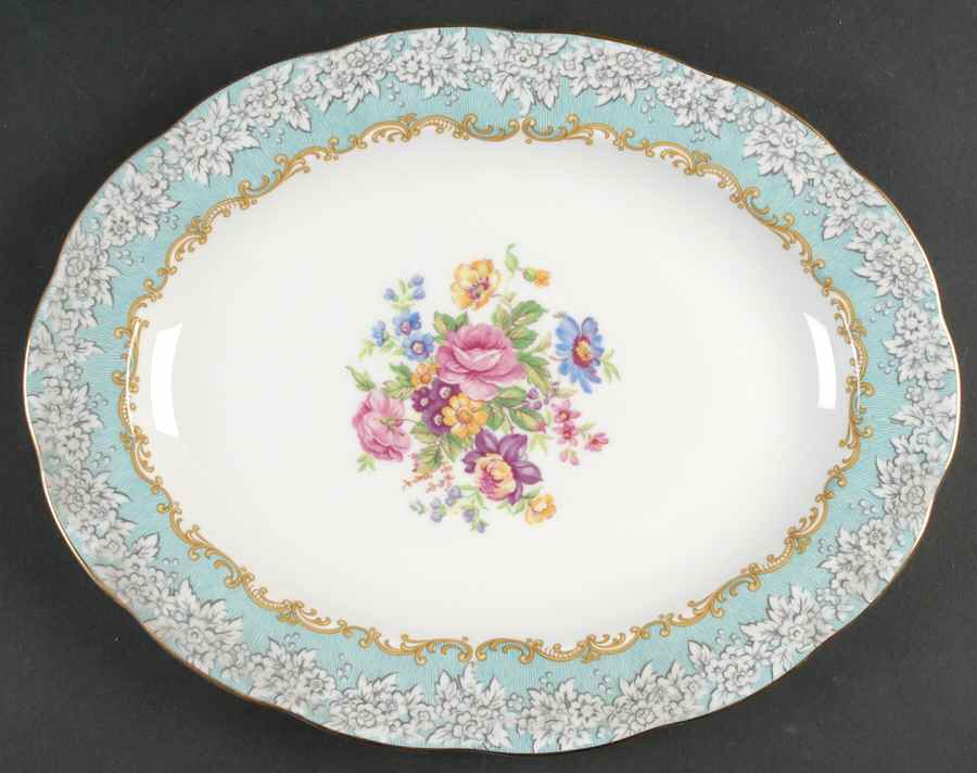 Enchantment 13" Oval Serving Platter by Royal Albert-1