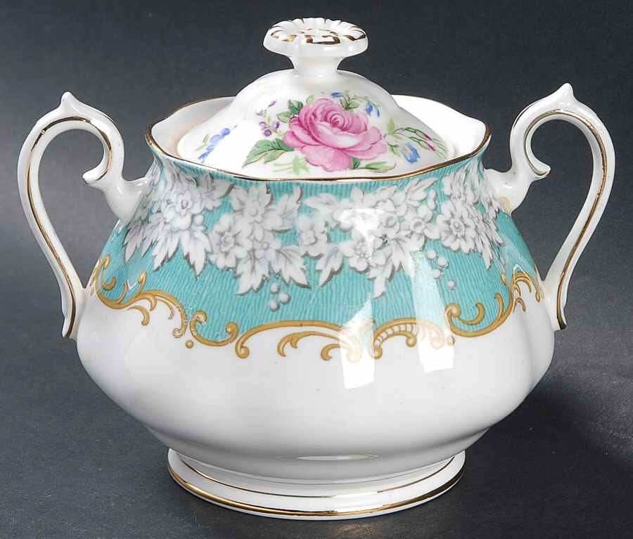 Enchantment Sugar Bowl & Lid by Royal Albert-1