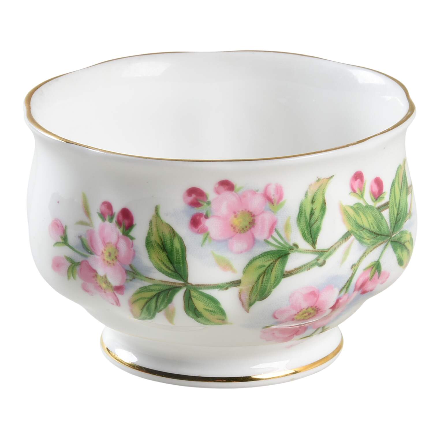 Evesham (Apple Blossoms) Mini Open Sugar Bowl by Royal Albert-1