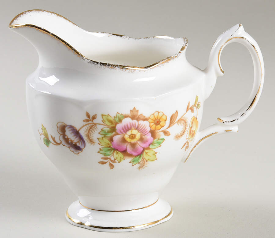 Evesham (Multicolored Floral) Creamer by Royal Albert-1