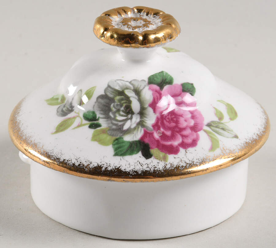 Evening Rhapsody (Pink & White Floral) Lid for Small Teapot by Royal Albert-1