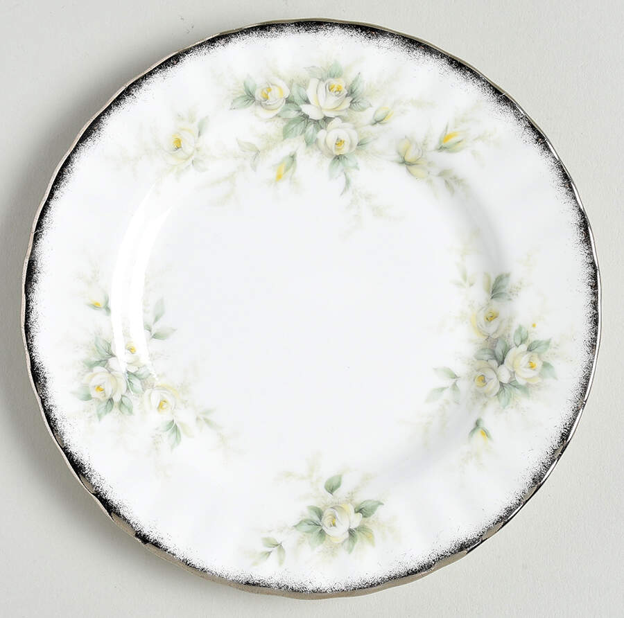 First Love (Montrose) Bread & Butter Plate by Royal Albert-1