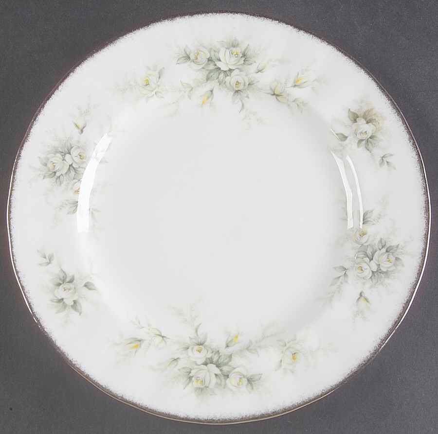 First Love (Elizabeth Shape) Salad Plate by Royal Albert-1