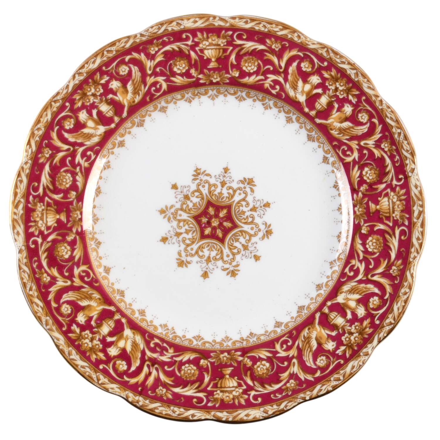 Florentine Red Salad Plate by Royal Albert-1