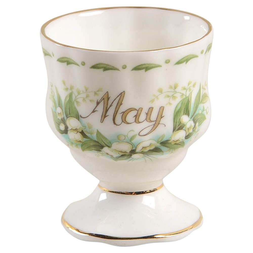 Flower of The Month (Newer, Montrose) Single Egg Cup by Royal Albert-1