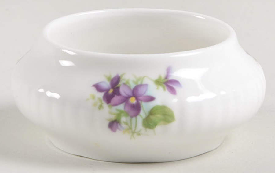 Flower of The Month (Newer, Montrose) 1" Round Box No Lid by Royal Albert-1