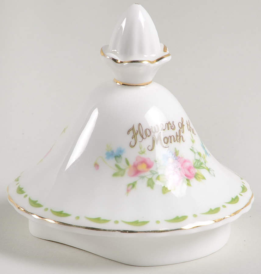 Flower of The Month (Newer, Montrose) Lid for Coffee Pot by Royal Albert-1