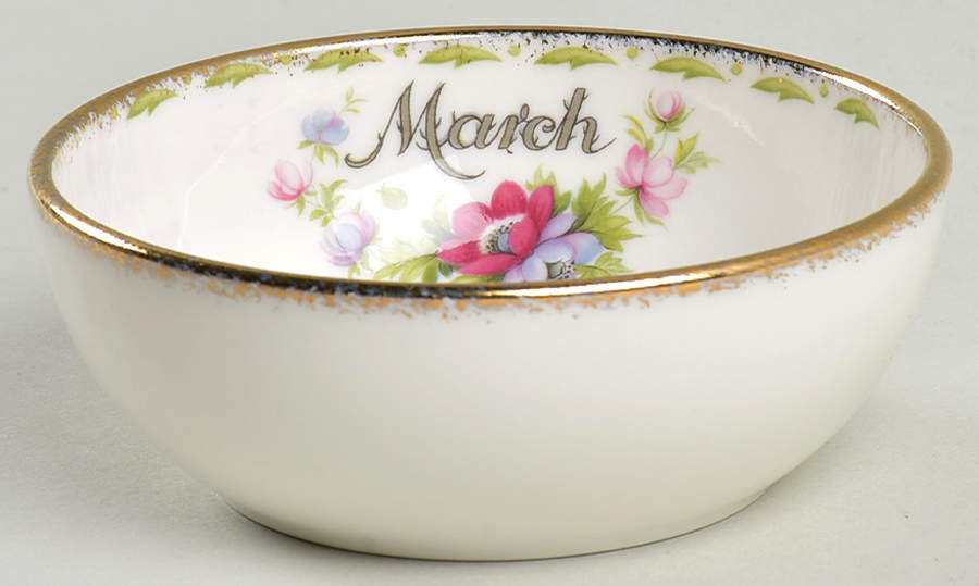 Flower of The Month (Newer, Montrose) Mini Open Sugar Bowl by Royal Albert-1