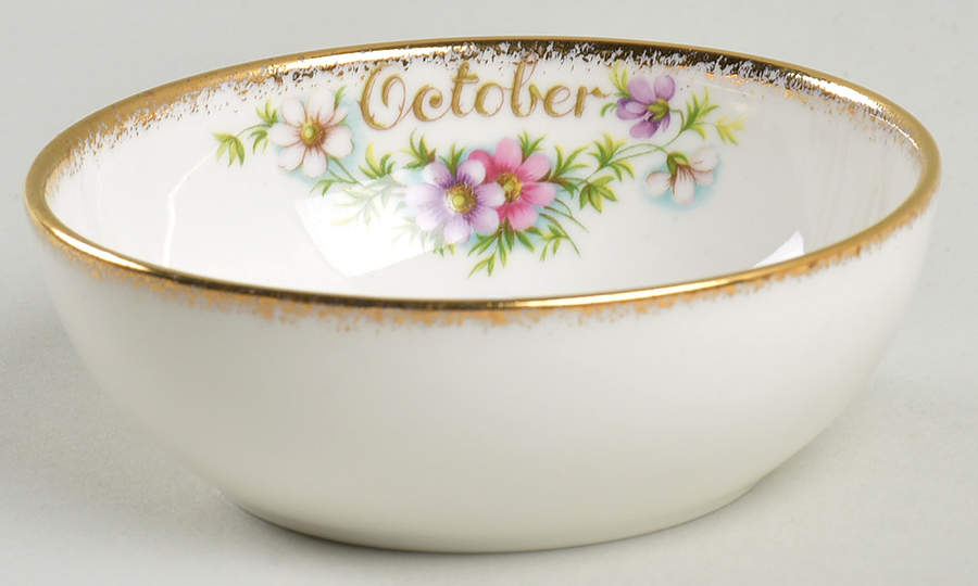 Flower of The Month (Newer, Montrose) Mini Open Sugar Bowl by Royal Albert-1