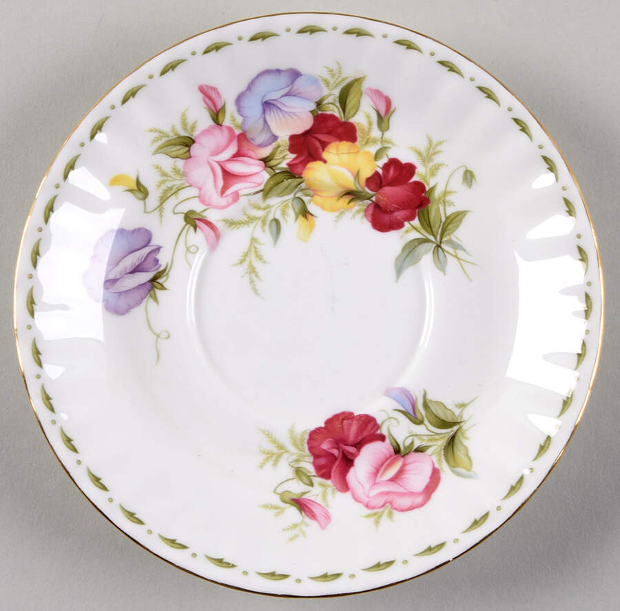 Flower of The Month (Newer, Montrose) Breakfast Cup by Royal Albert-1