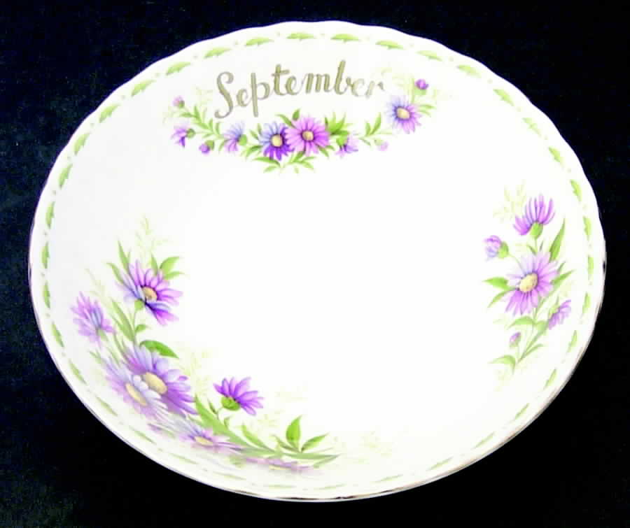 Flower of The Month (Newer, Montrose) Coupe Cereal Bowl by Royal Albert-1