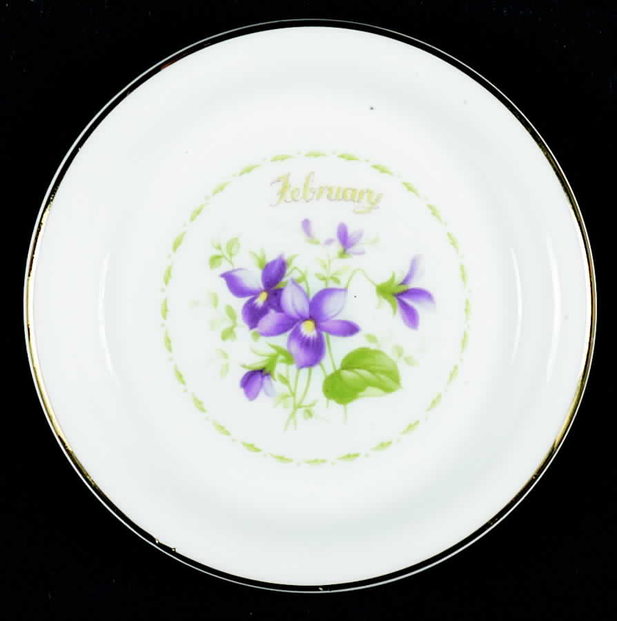 Flower of The Month (Newer, Montrose) Coaster by Royal Albert-1