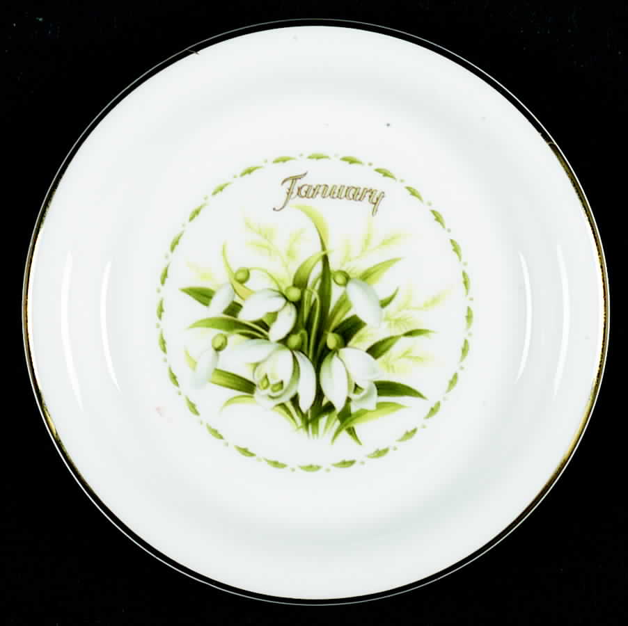 Flower of The Month (Newer, Montrose) Coaster by Royal Albert-1