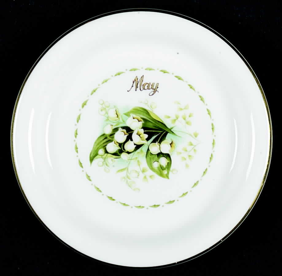 Flower of The Month (Newer, Montrose) Coaster by Royal Albert-1
