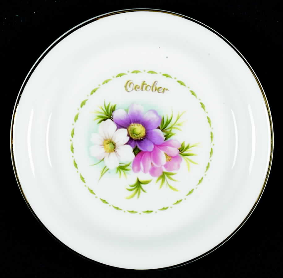 Flower of The Month (Newer, Montrose) Coaster by Royal Albert-1