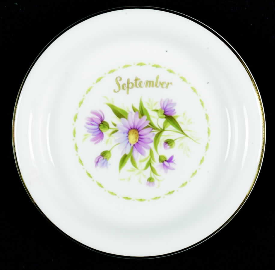 Flower of The Month (Newer, Montrose) Coaster by Royal Albert-1