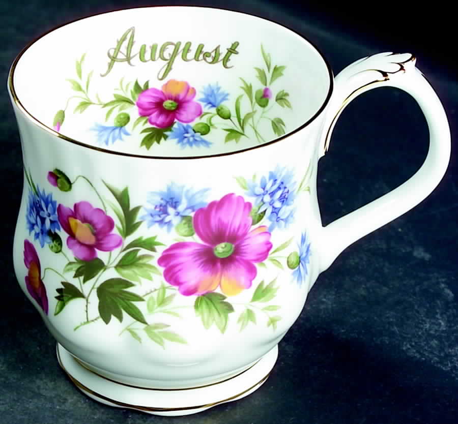Flower of The Month (Newer, Montrose) Mug by Royal Albert-1
