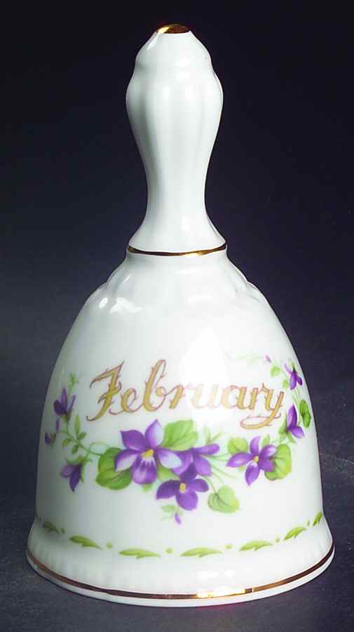 Flower of The Month (Newer, Montrose) Bell by Royal Albert-1
